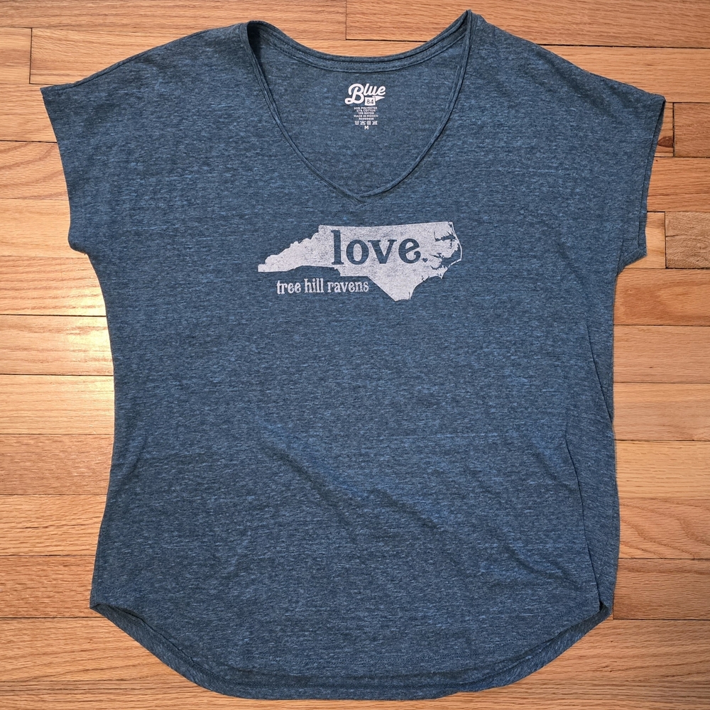 Blue 84 Women's Blue Graphic Top